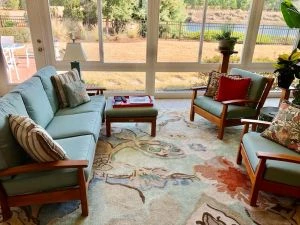Teak Deep Seating Set - Spa  Cushions - Goldenteak Customer Photo