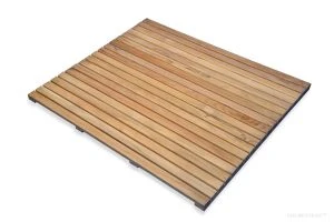 GOLDENTEAK® Premium Teak Bath & Shower Mat – 26