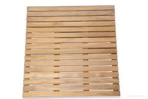 GOLDENTEAK® Premium Teak Bath & Shower Mat – 36
