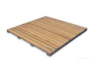 GOLDENTEAK® Premium Teak Bath & Shower Mat – 36