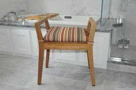 Sunbrella Cushion for Teak Shower Bench